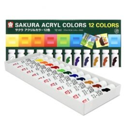 sakura akryl festek 12ml 12db 1001 02