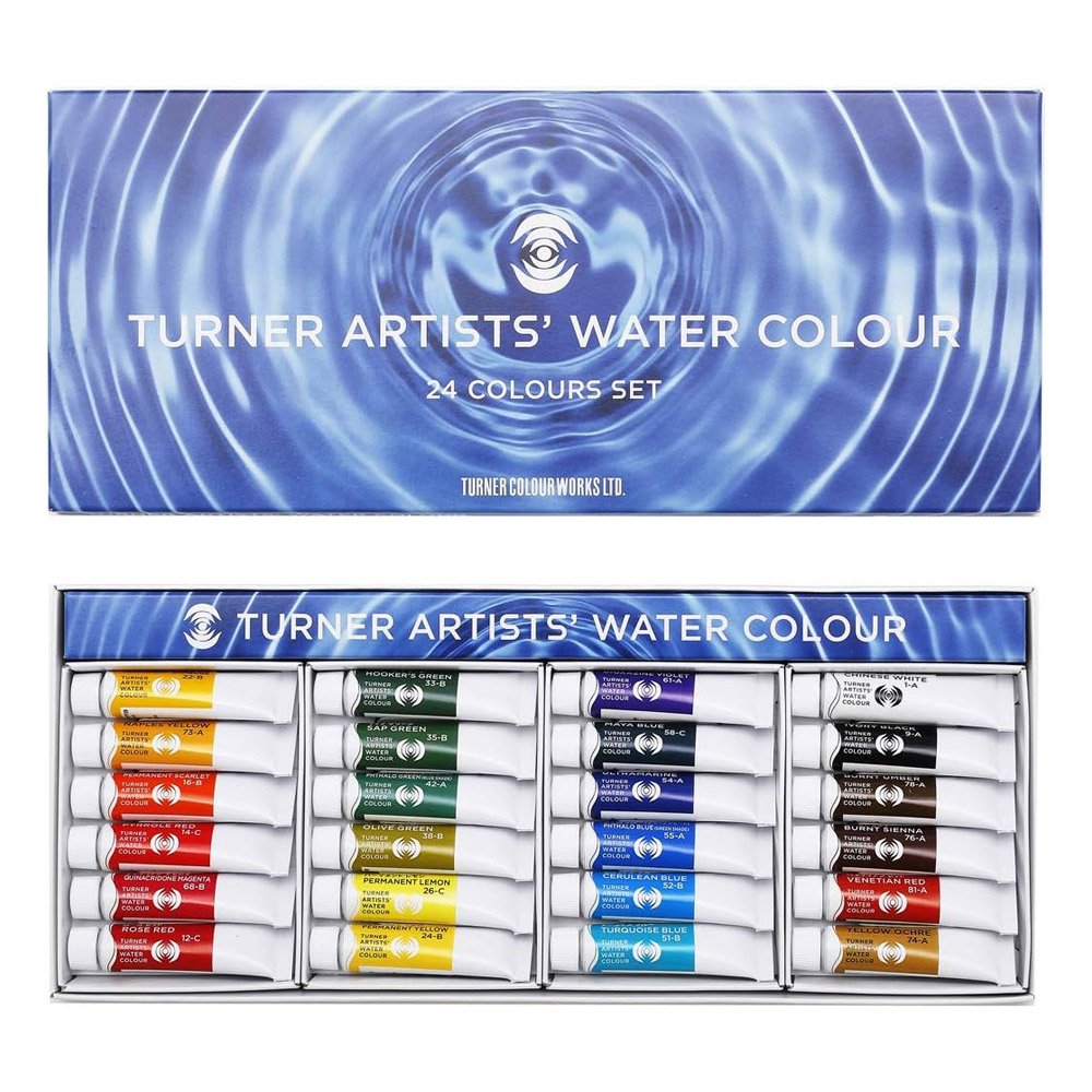 Turner 24x5ml muveszi akvarellfestek 001