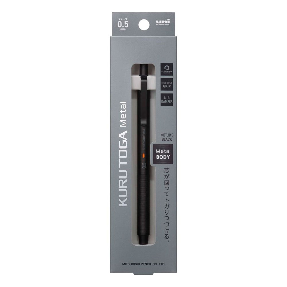 uni kuru toga metal nucturne black 05 mechanikus ceruza 002
